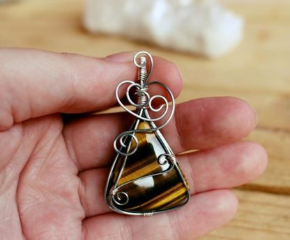 Pendentif oeil de tigre – Image 2