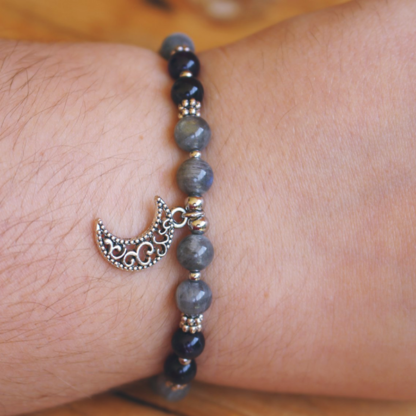 Bracelet labradorite et améthyste - Sophia – Image 3