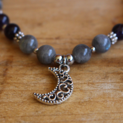 Bracelet labradorite et améthyste - Sophia – Image 4