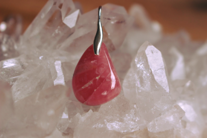 pendentif rhodochrosite