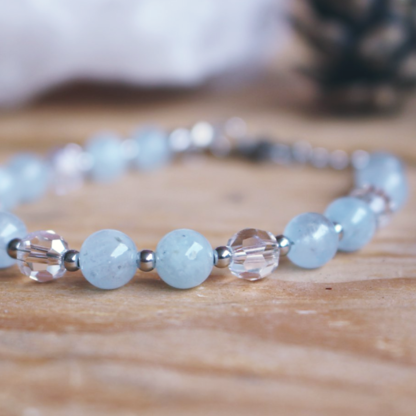 Bracelet aigue marine - Festive – Image 2