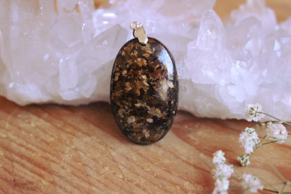 pendentif bronzite