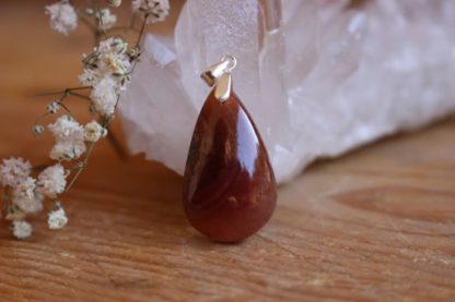 pendentif rhodochrosite