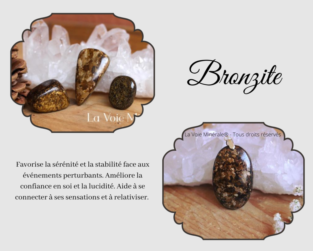 vertus propriétés bronzite lithothérapie