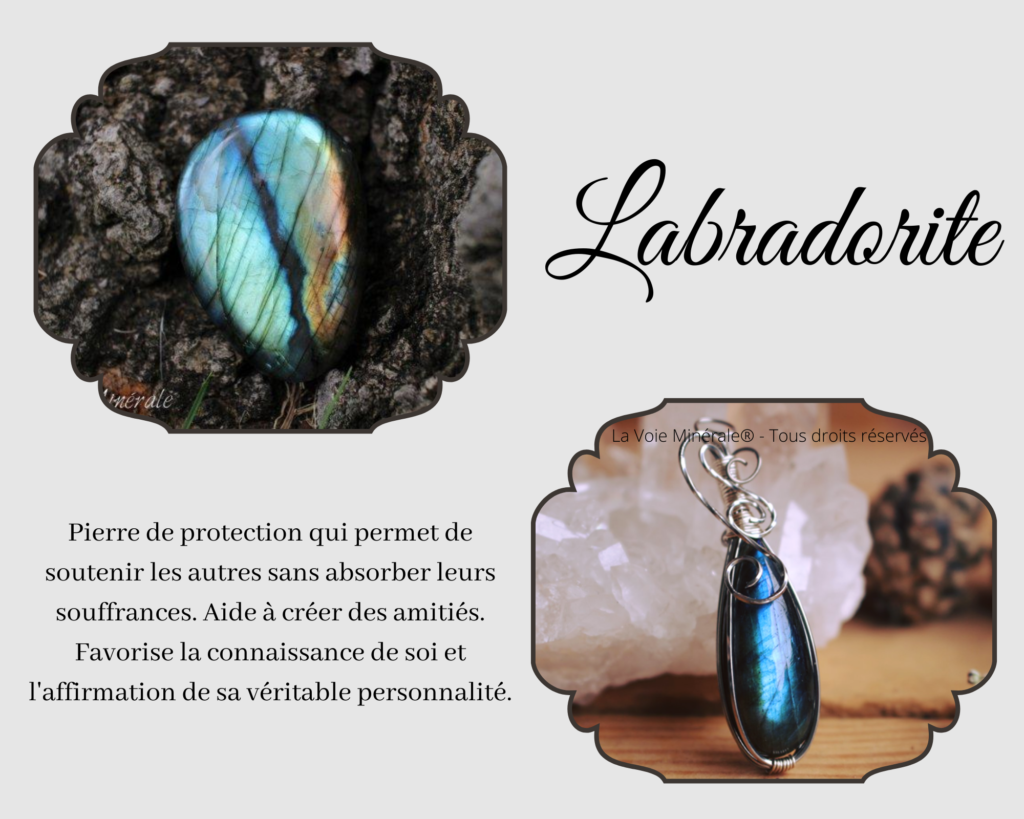 Vertus propriétés labradorite lithothérapie