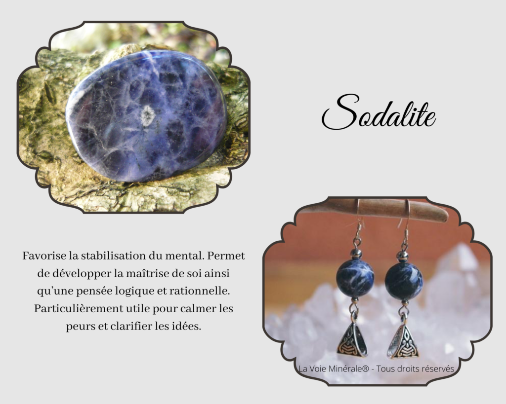 vertus propriétés sodalite lithothérapie