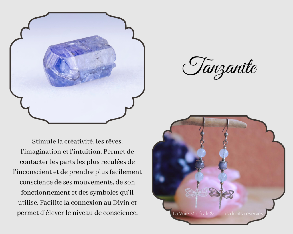 vertus propriétés tanzanite lithothérapie