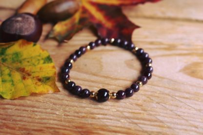 Bracelet grenat réservé – Image 2