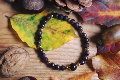 Bracelet grenat réservé – Image 3