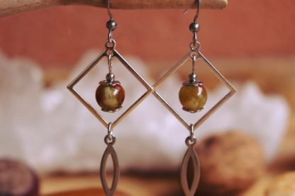 Boucles d'oreilles serpentine – Image 2