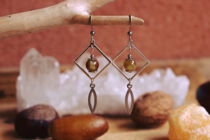 Boucles d'oreilles serpentine
