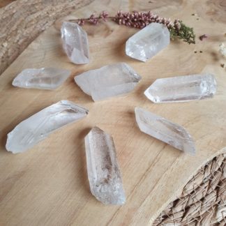 Pointe Cristal de Roche - Quartz Blanc - Plaisir du Yoga