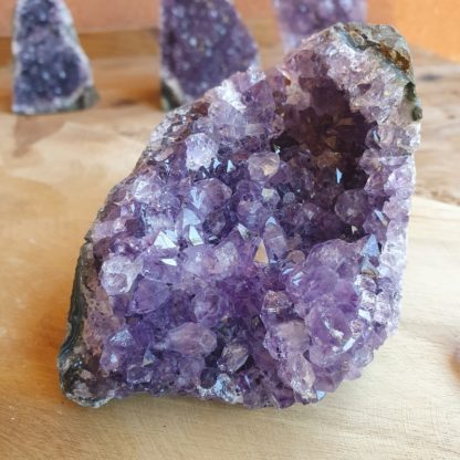 Druse d'améthyste géode pierres naturelles quartz lithothérapie