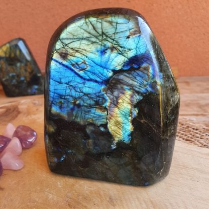 Bloc de labradorite à poser pierres naturelles lithothérapie