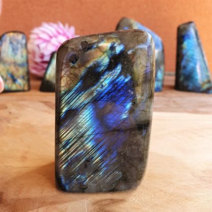 bloc de labradorite pierres naturelles lithothérapie forme libre minéraux