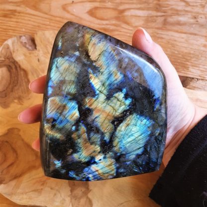 bloc de labradorite pierres naturelles lithothérapie forme libre minéraux