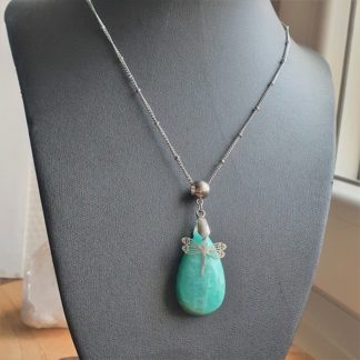 Collier en amazonite bijoux pierres naturelles lithothérapie