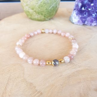 bracelet en pierre de lune bijoux pierres naturelles lithothérapie