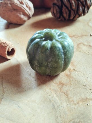Citrouille verte en stéatite