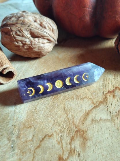 Pointe améthyste cycle de la lune