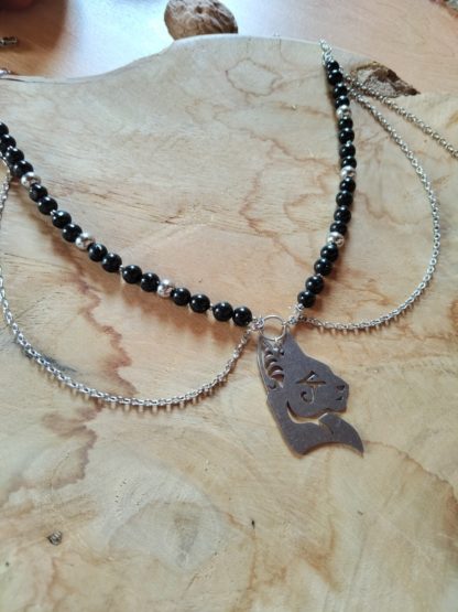 Collier chat en hyperstène – Image 4